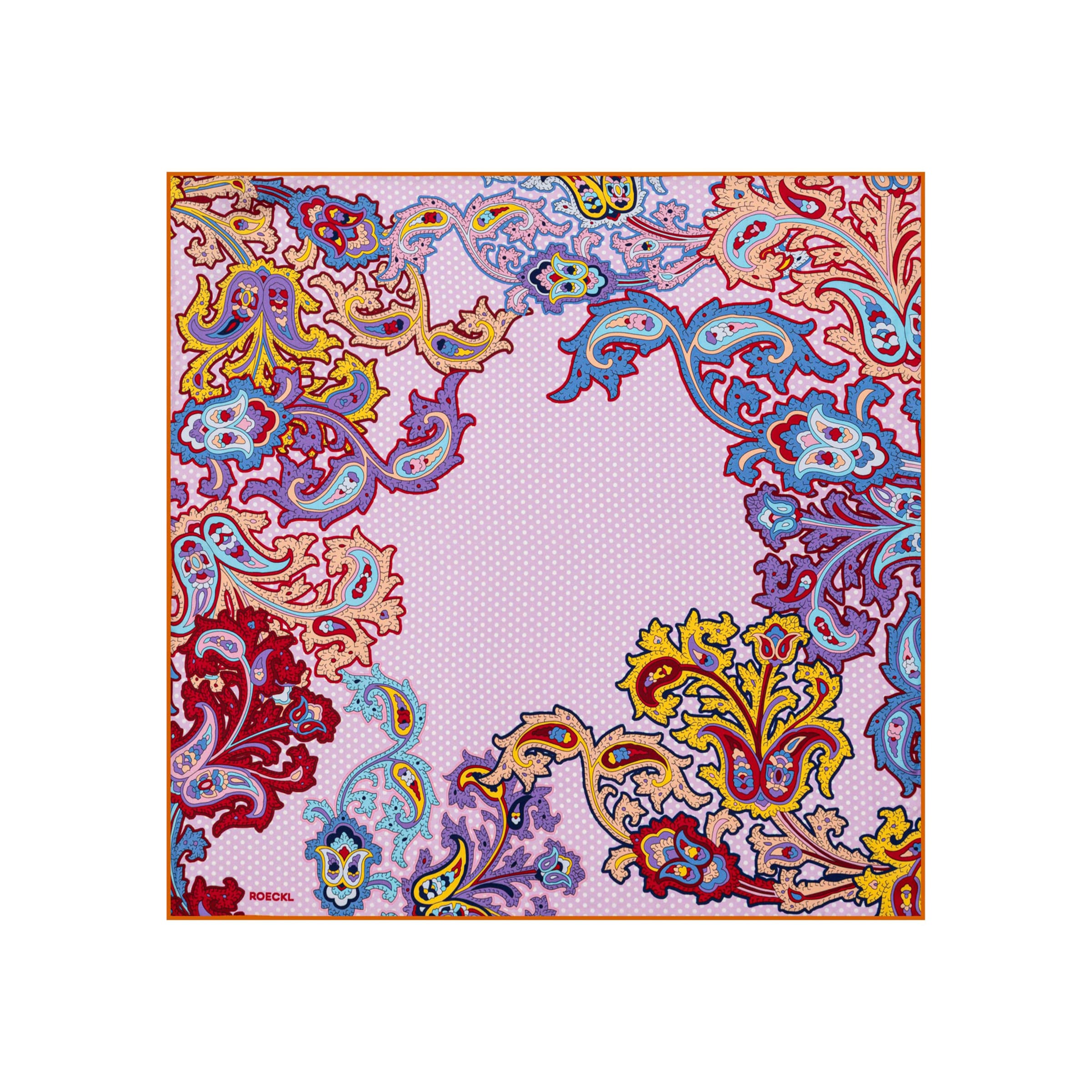 Foulard 'Illusion' di Roeckl in lilla: frontale