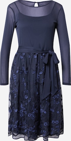 ESPRIT Koktejlové šaty – modrá: přední strana