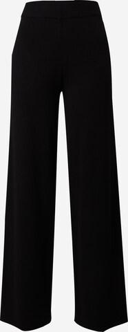 Wide Leg Pantalon 'Odanna' MSCH COPENHAGEN en noir : devant