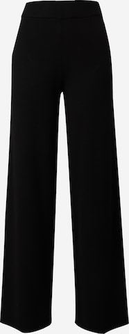 MSCH COPENHAGEN Wide leg Trousers 'Odanna' in Black: front