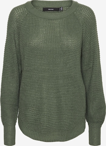 VERO MODA Sweater in Green: front