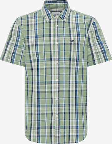 MUSTANG Regular fit Button Up Shirt in Green: front