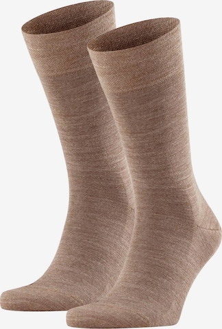 Calzino sportivo di FALKE in beige: frontale