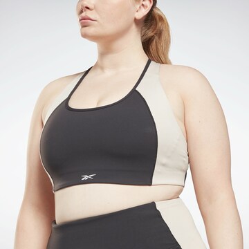 Reebok Bustier Sport bh in Zwart