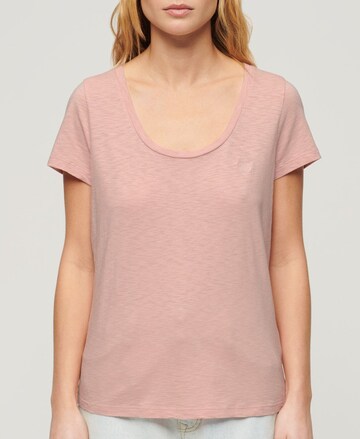 T-shirt Superdry en rose : devant