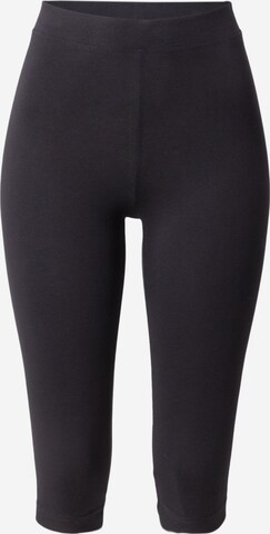 Skinny Leggings de la Monki pe negru: față