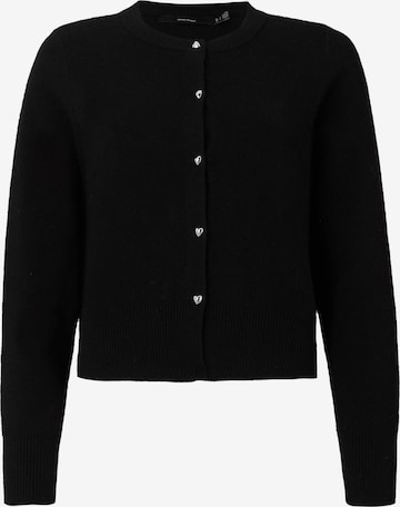 VERO MODA Knit cardigan 'KACY' in Black: front