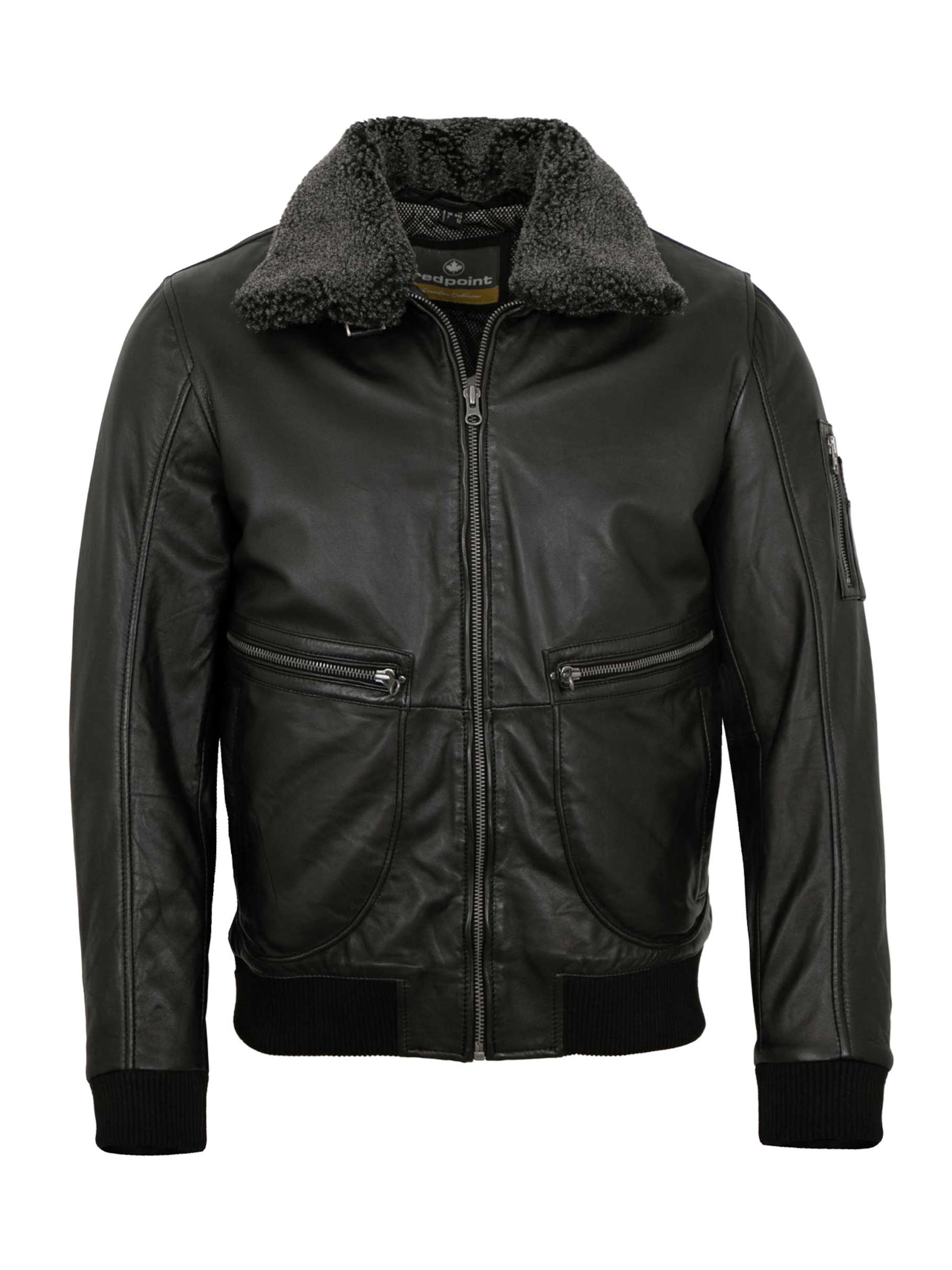 REDPOINT Between-Season Jacket 'Globe' in Black: front