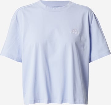 ADIDAS SPORTSWEAR Performance Shirt 'Essentials 3-Stripes ' in Blue: front