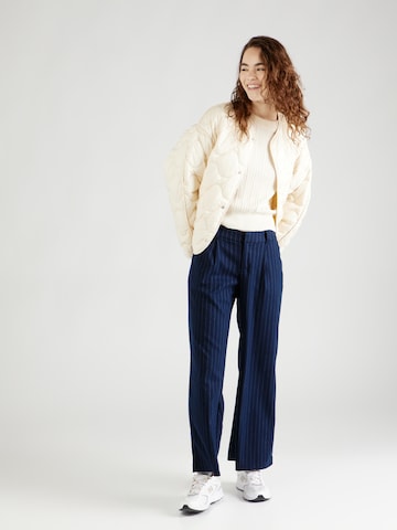 HOLLISTER Wide leg Pleat-front trousers in Blue