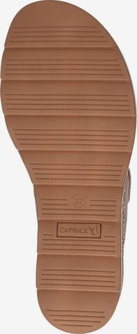 CAPRICE Pantolette in Braun