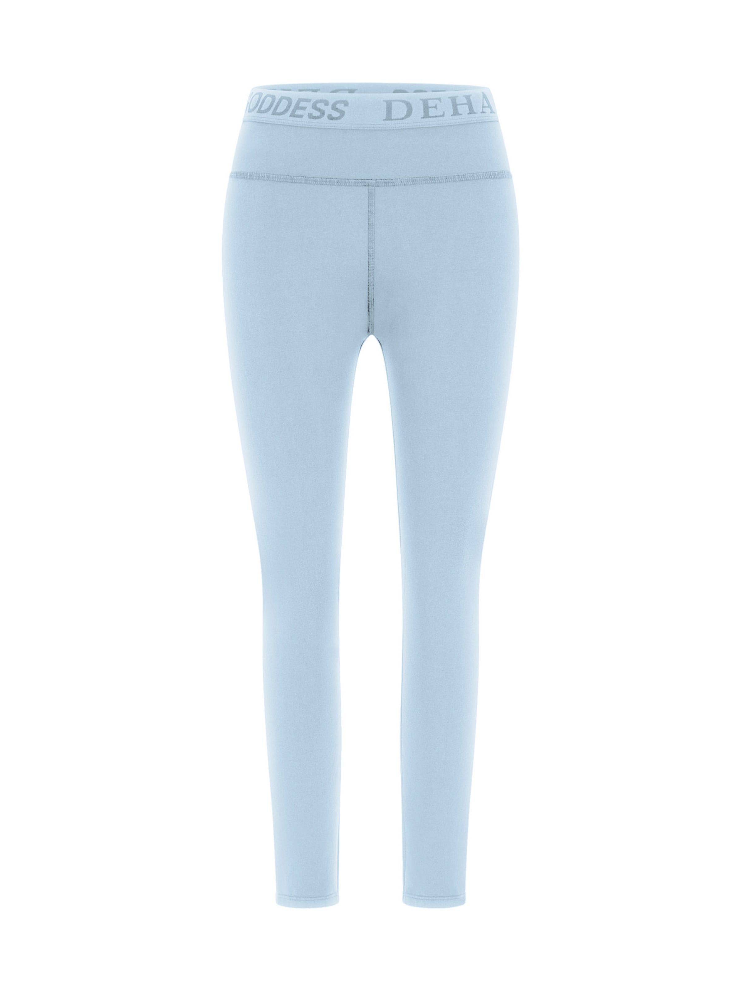DEHA Skinny Sportbroek in Blauw: voorkant