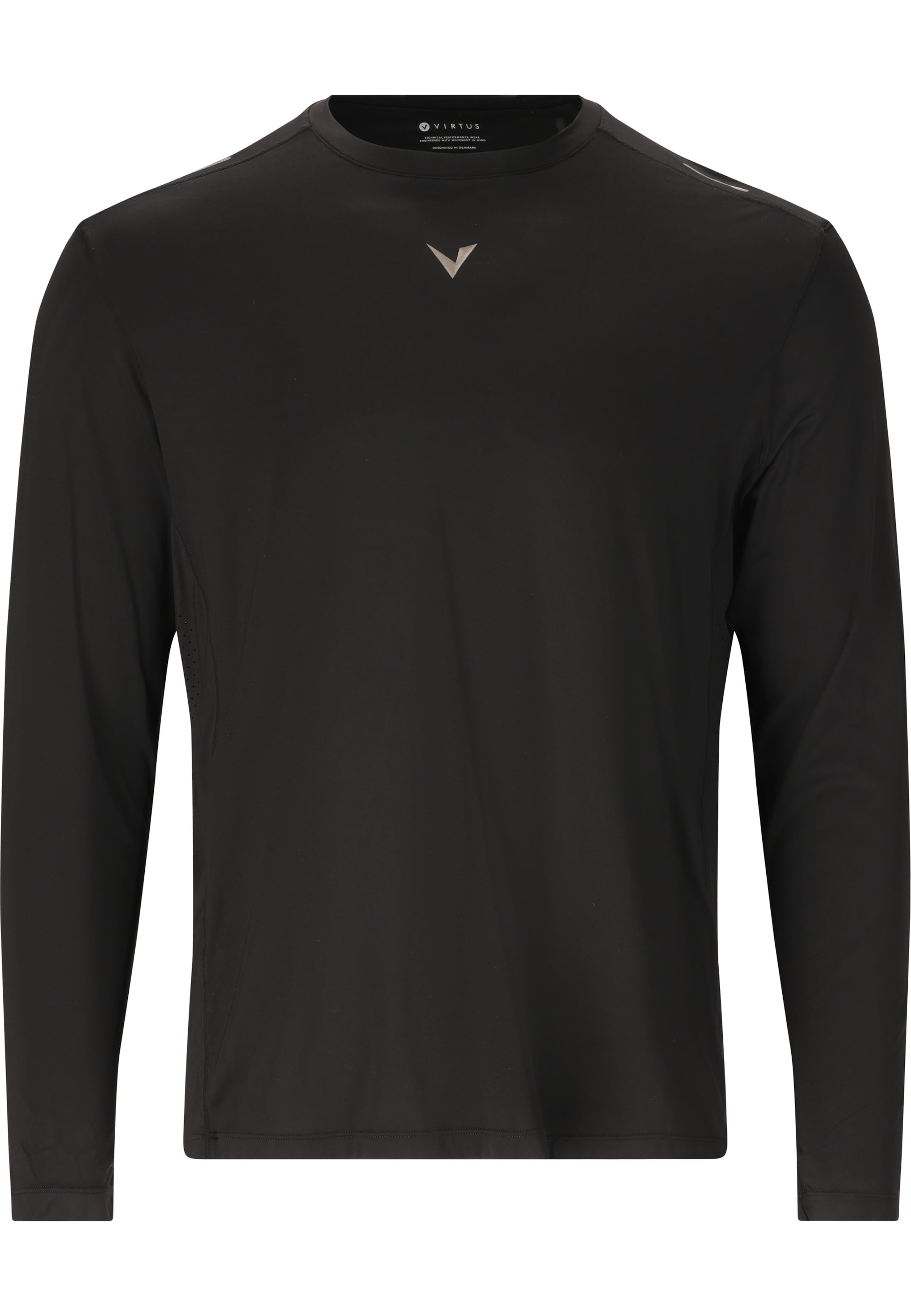Virtus Performance shirt 'Walton' in Black: front