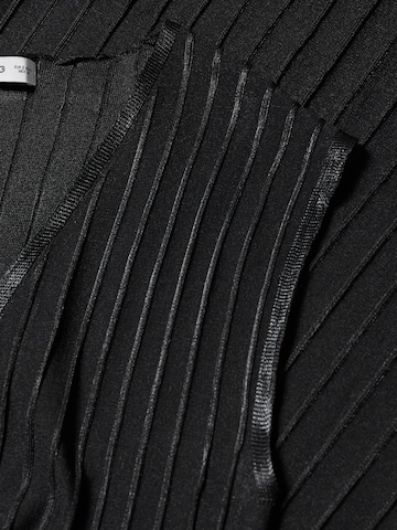 MANGO Obleka 'Canal' | črna barva
