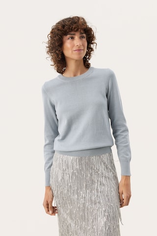 Part Two Sweater 'Gertie' in Grey: front