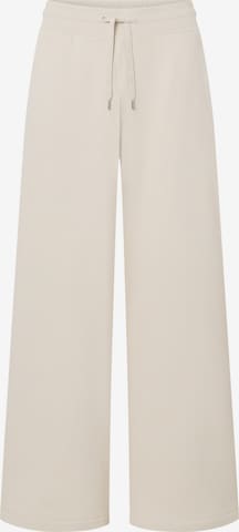 Antargo Wide Leg Hose 'Alba' in Beige: Vorderseite