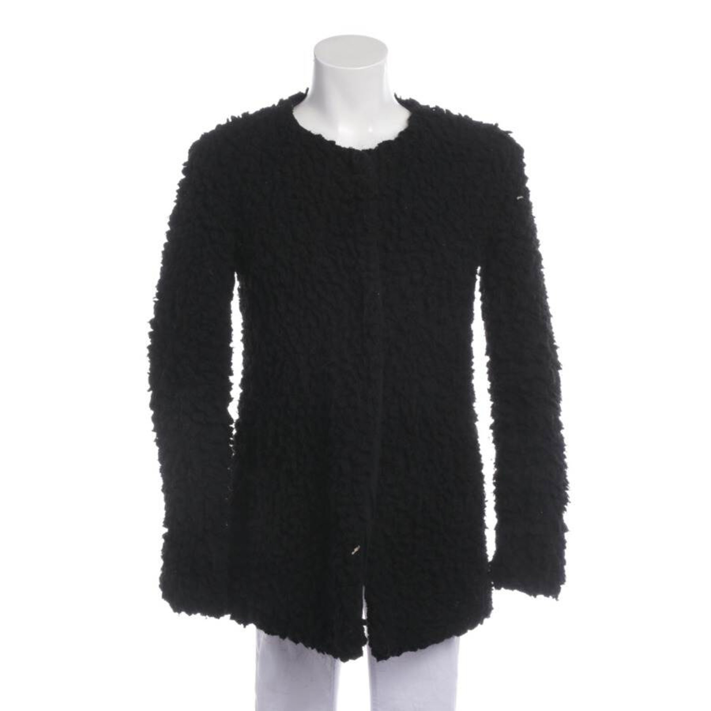 Marc Cain Übergangsjacke S in Schwarz: Vorderseite