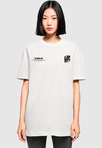 Merchcode T-Shirt 'Hope Wings' in Weiß: Vorderseite