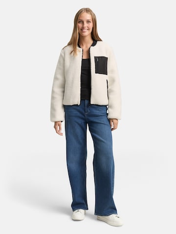 TOM TAILOR DENIM Winterjacke in Weiß