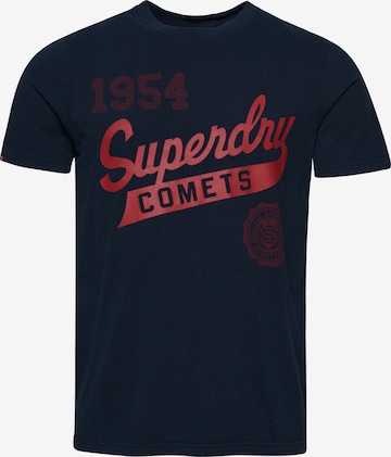 Superdry Shirt 'Home Run' in Blauw: voorkant