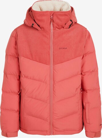 PROTEST Outdoor jacket 'NOA JR' in Orange: front