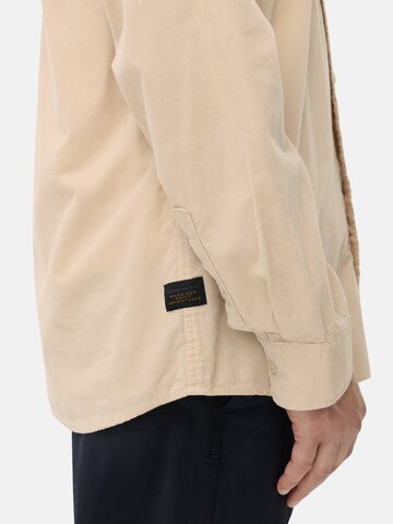 CAMEL ACTIVE Regular Fit Langarmhemd mit aufgesetzten Taschen in Beige