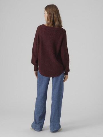 Pull-over 'RICIENEW' VERO MODA en rouge