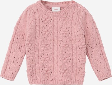 s.Oliver Sweater in Pink: front