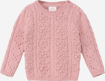 s.Oliver Sweater in Pink: front