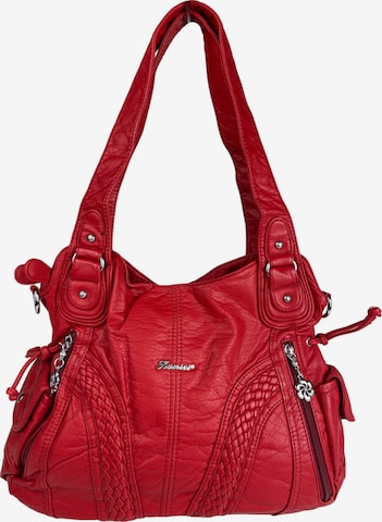 Borsa a mano di Kumixi in rosso: frontale