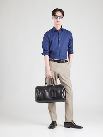 Slim fit Cămașă de la Calvin Klein pe albastru