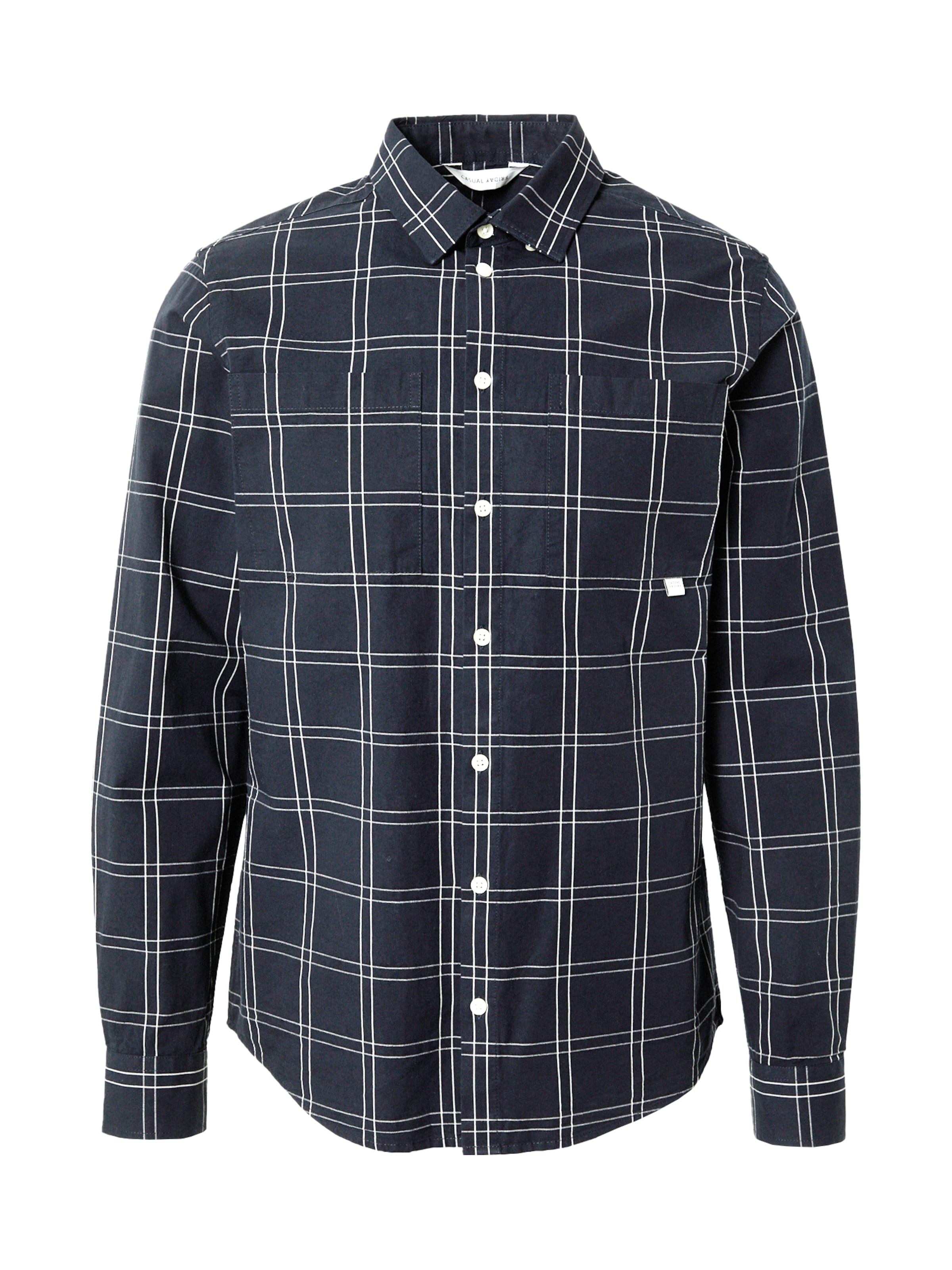 Casual Friday Regular fit Overhemd in Blauw: voorkant