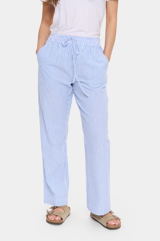 SAINT TROPEZ Loosefit Broek 'Miko' in Blauw: voorkant