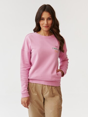 TATUUM Sweatshirt 'Ginger' in Roze: voorkant