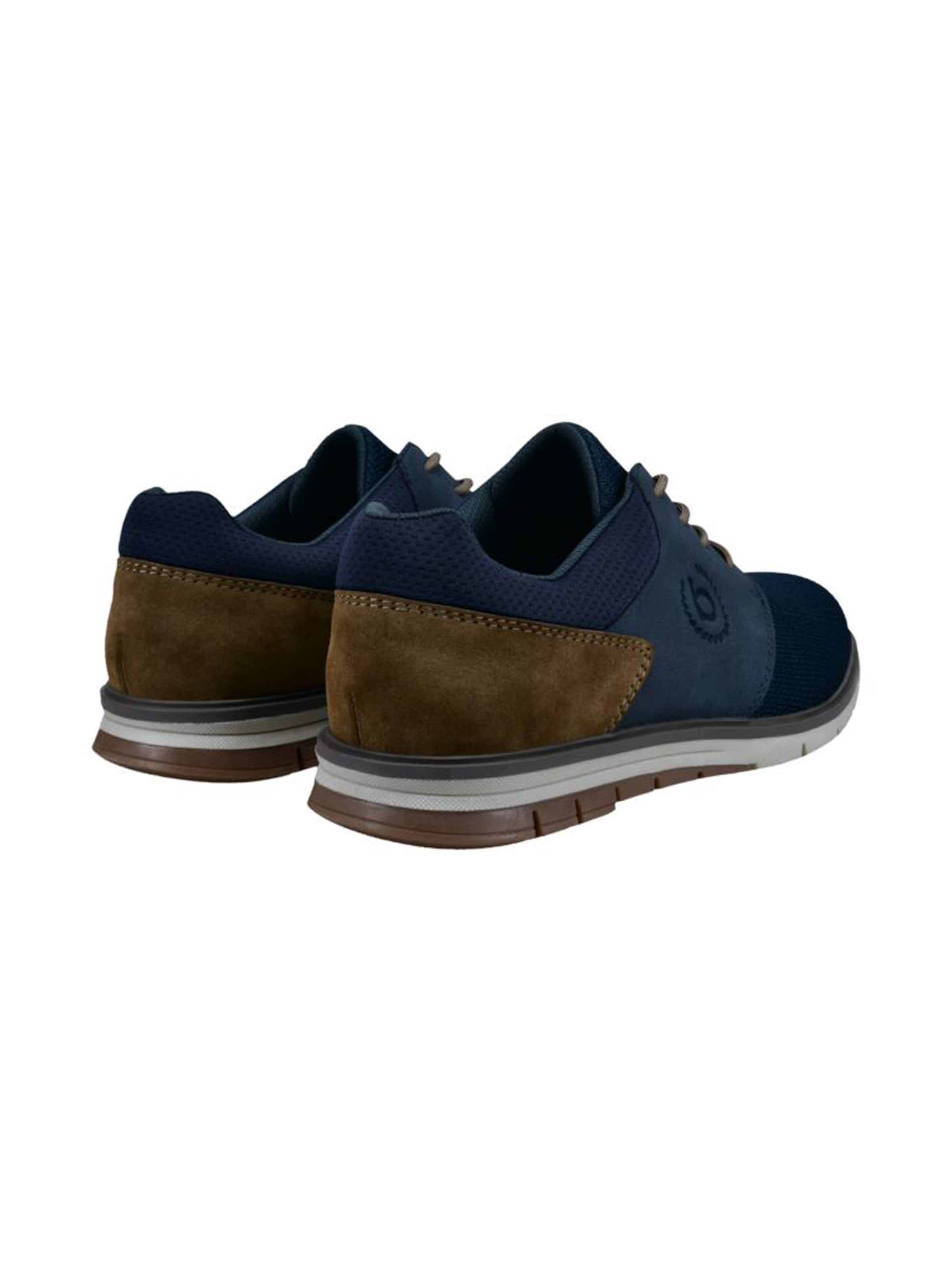 Scarpa stringata di bugatti in blu