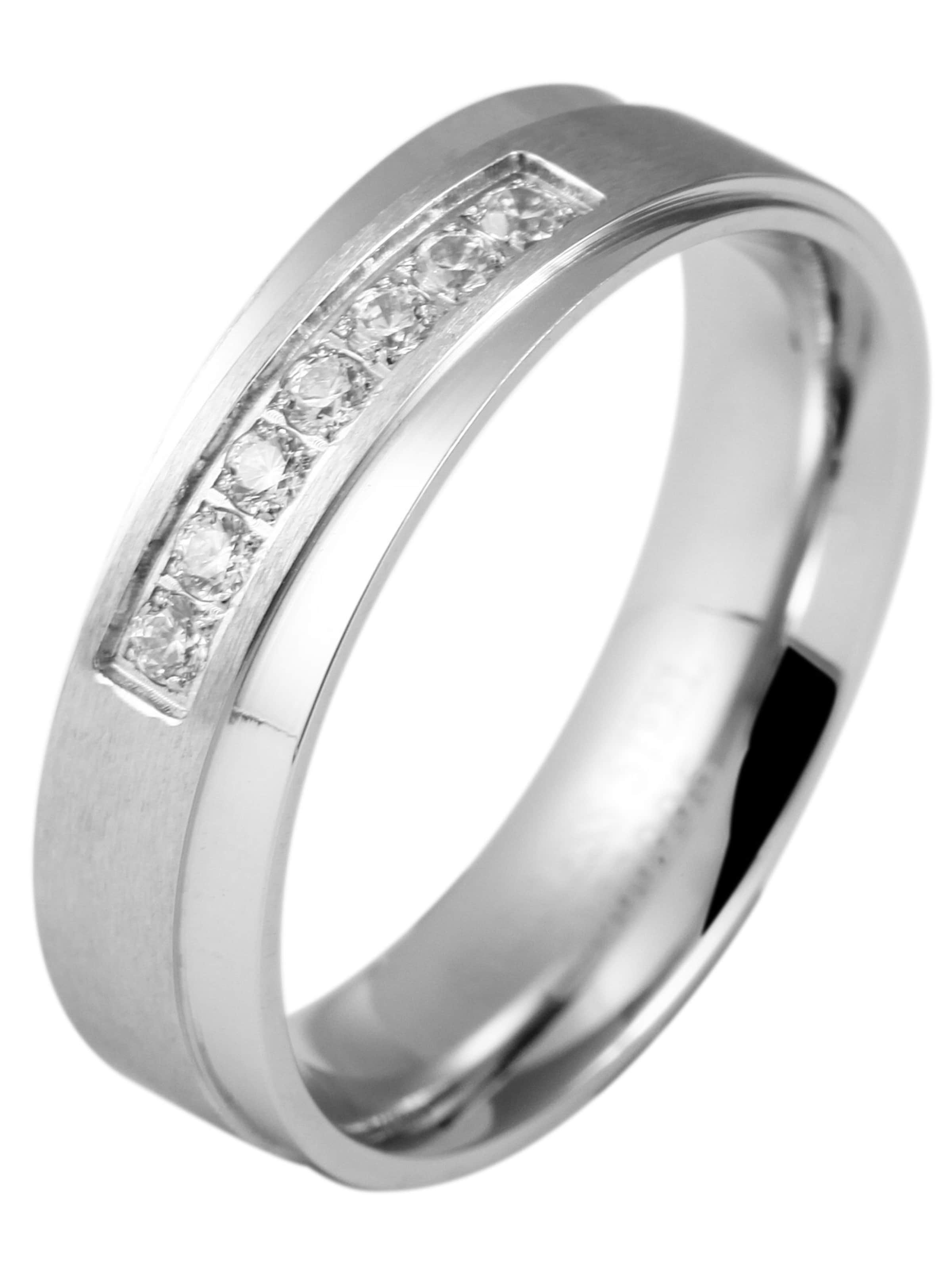 Akzent Ring 'Romantic Gift, silberfarbig, langlebig' in Silver: front