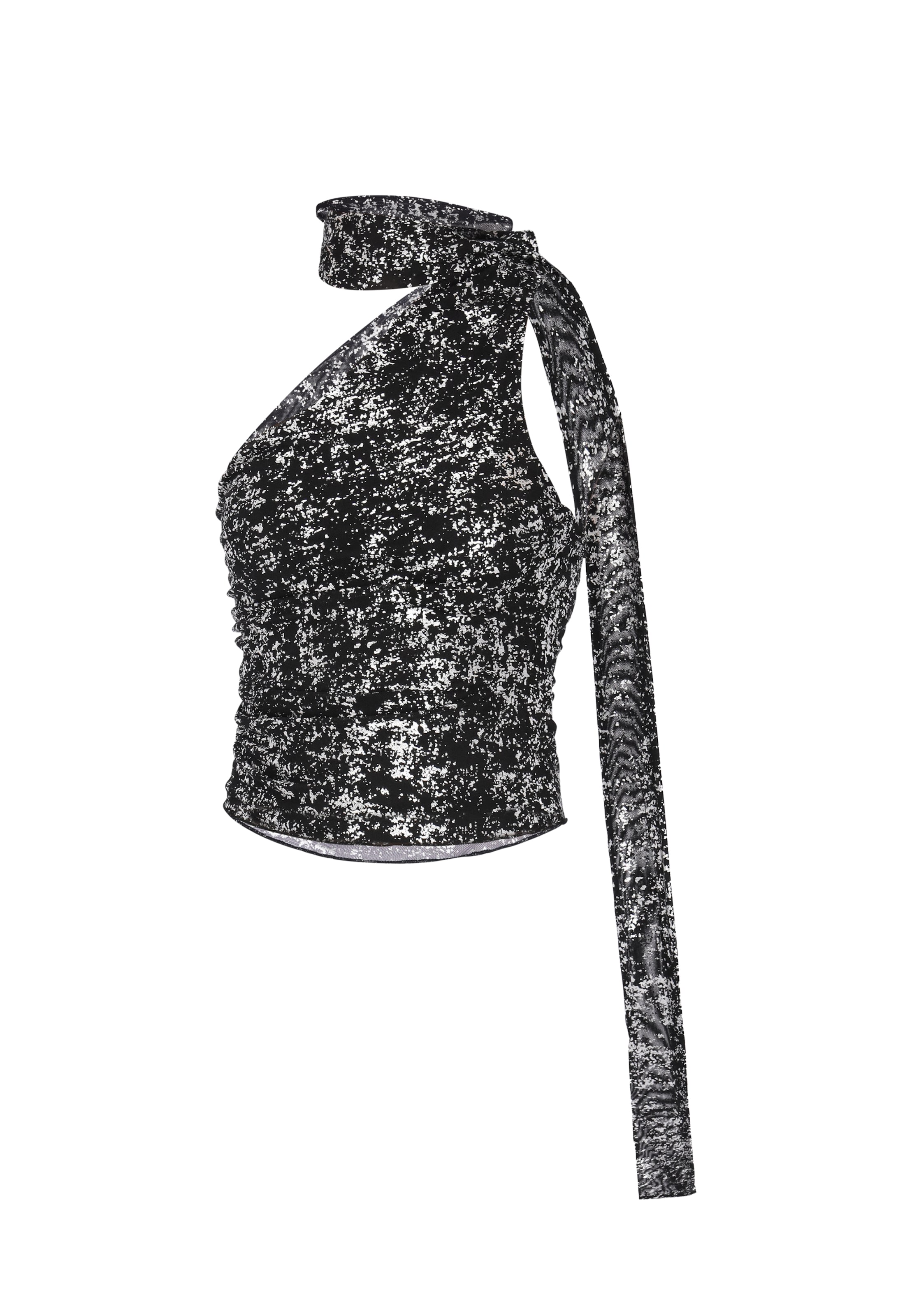 Haut faina en noir : devant