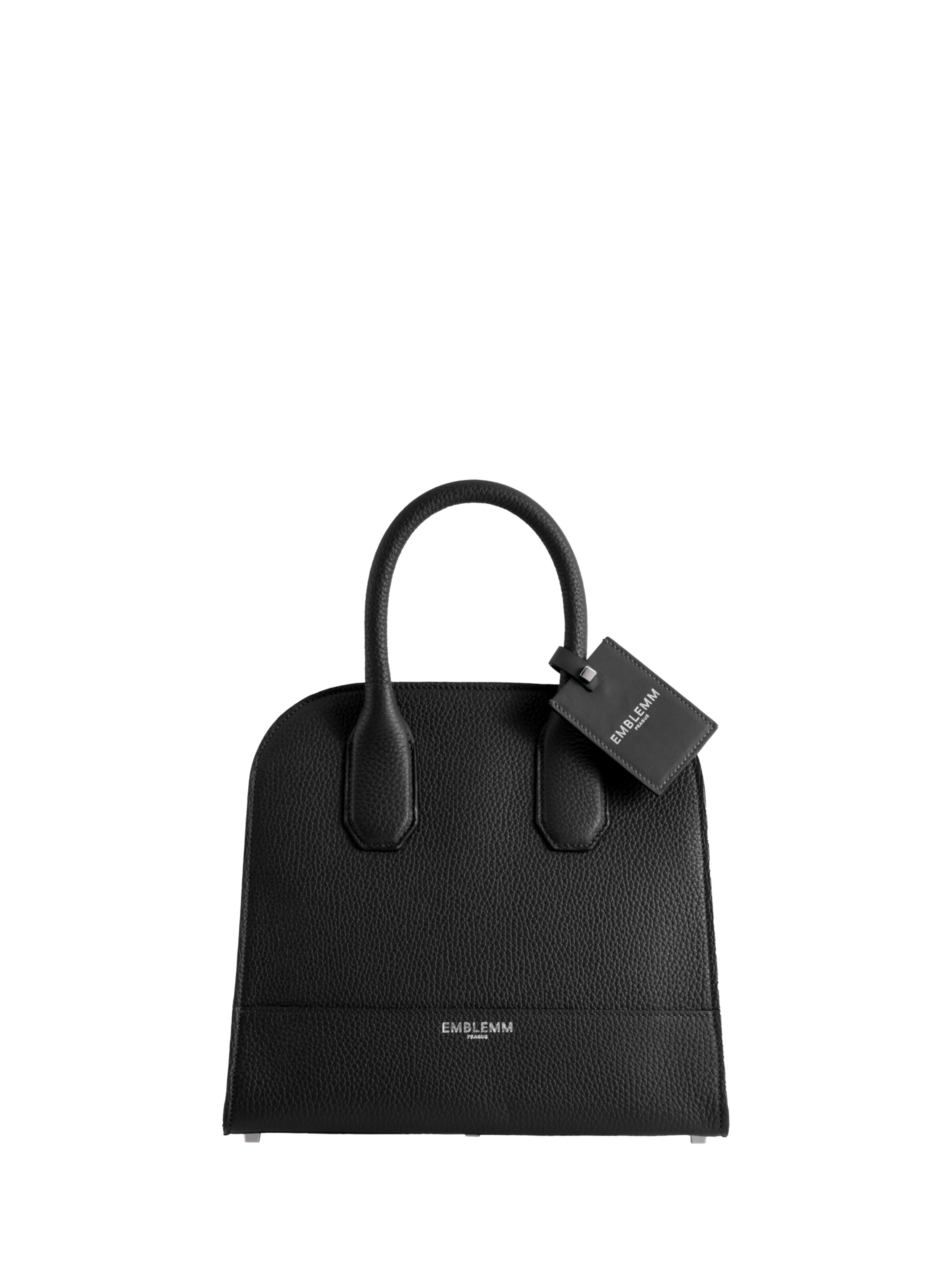 EMBLEMM Handtasche 'The Tone Bag'‌‌‌‌ in Schwarz: Vorderseite