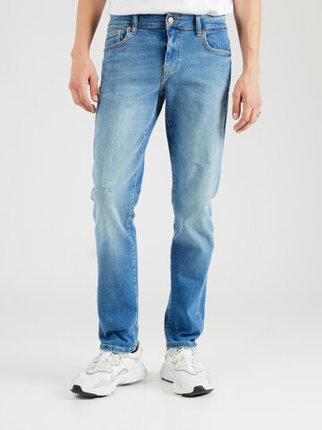 Coupe slim Jean 'ONSLOOM' Only & Sons en bleu : devant