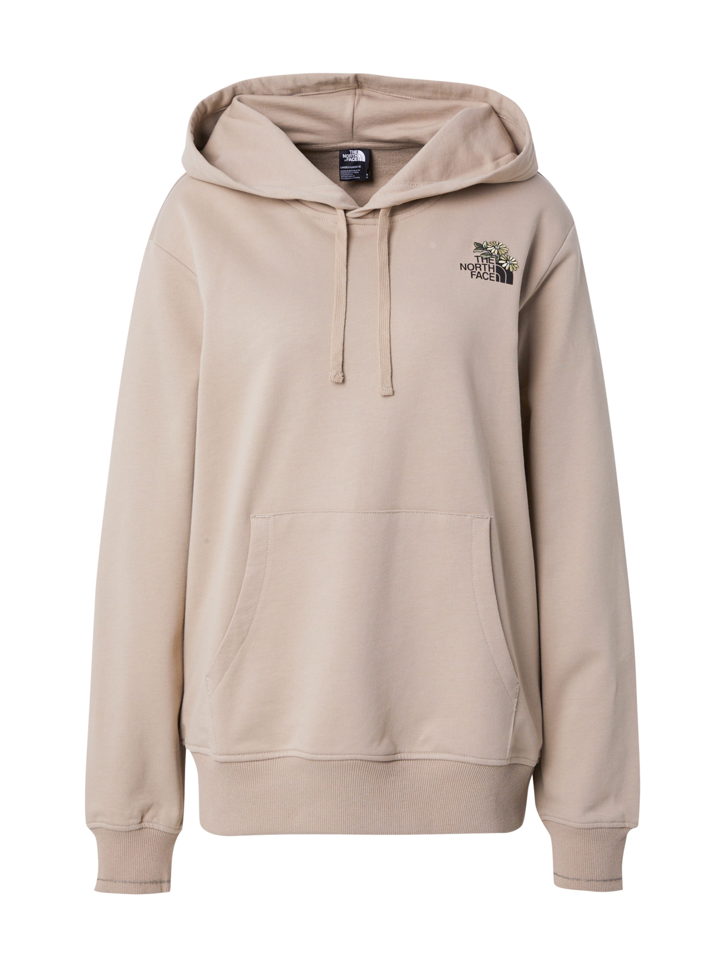 THE NORTH FACE Sweatshirt 'FLOWER DOME' i grå: forside