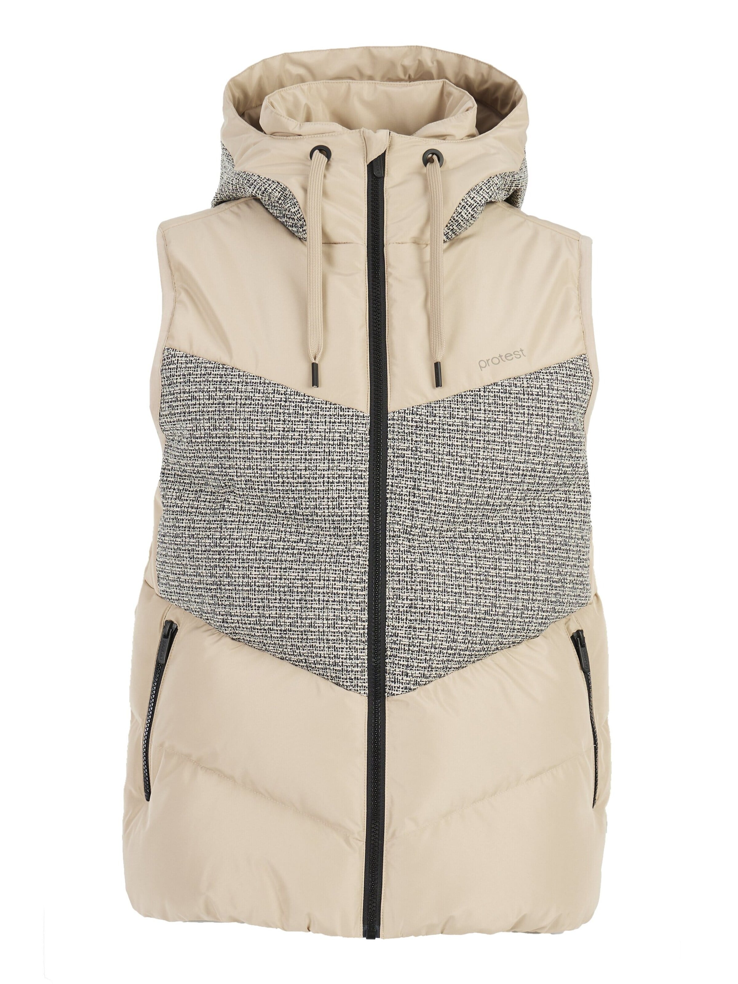 PROTEST Vest 'PRTPHAR' in Brown: front