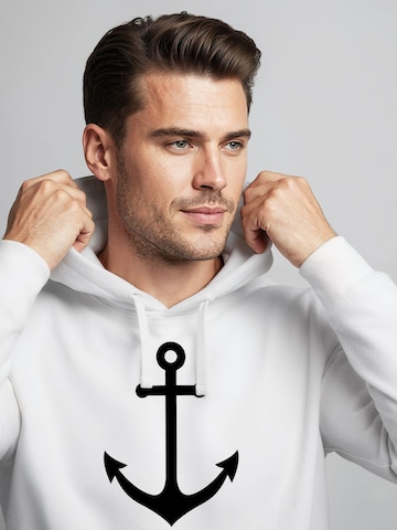 Neverless Sweatshirt 'Anker Neverless 2'‌‌ in Weiß