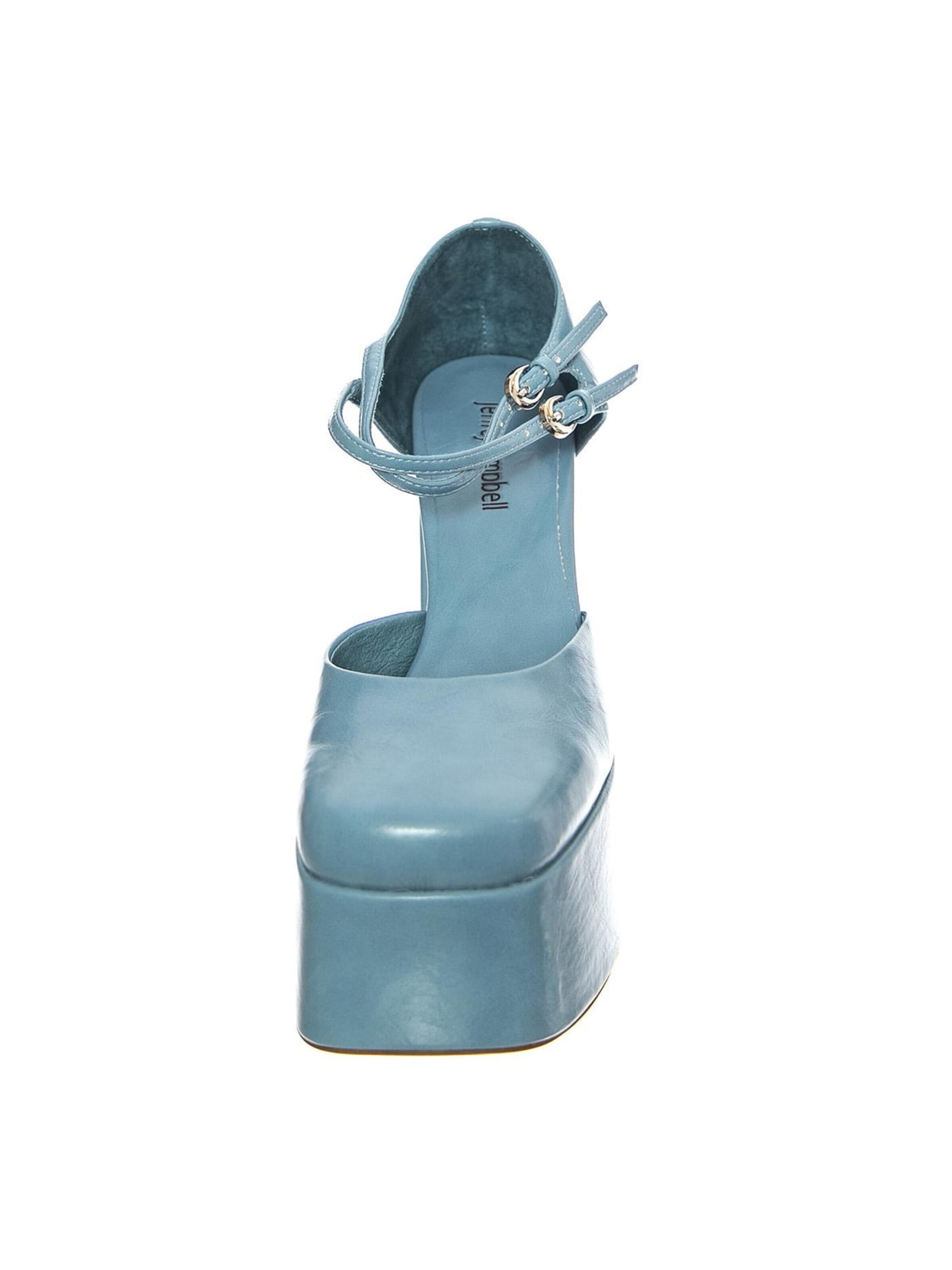 Jeffrey Campbell Pumps 'W' Leila Blue Patent Shoes' in Blauw