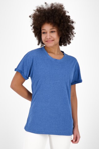 Alife and Kickin - Camisa 'MalaikaAK' em azul: frente