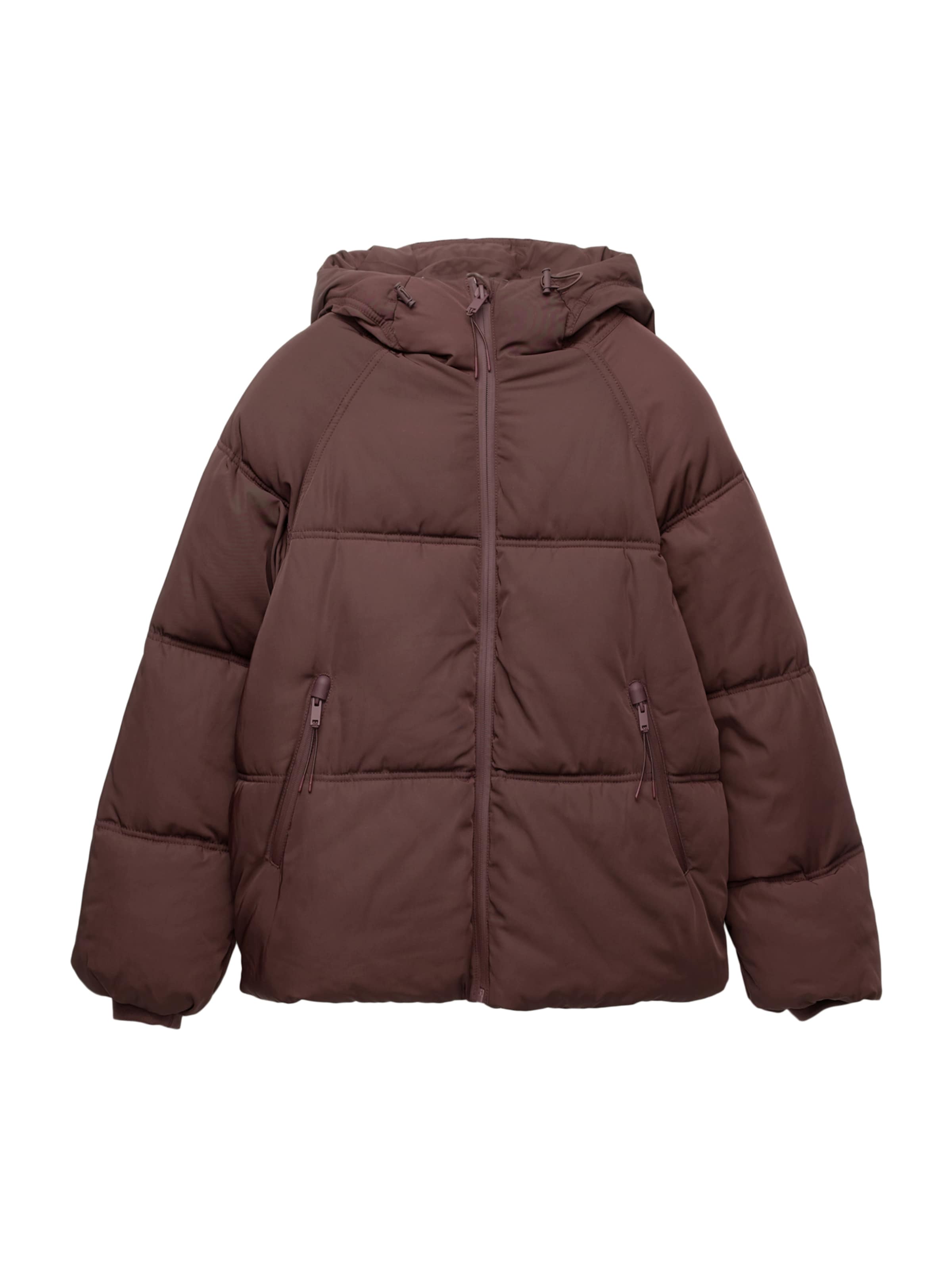 Pull&amp;Bear Winterjas in Rood: voorkant