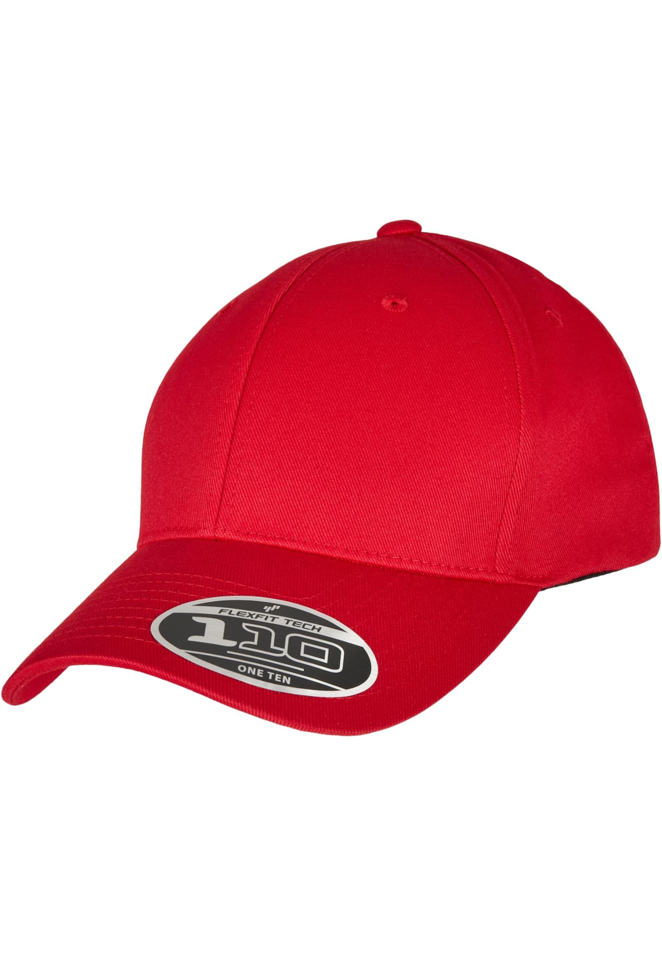 Cappello da baseball 'Flexfit' di Flexfit in rosso: frontale