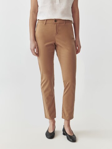 TATUUM Tapered Chino trousers 'HINO' in Brown