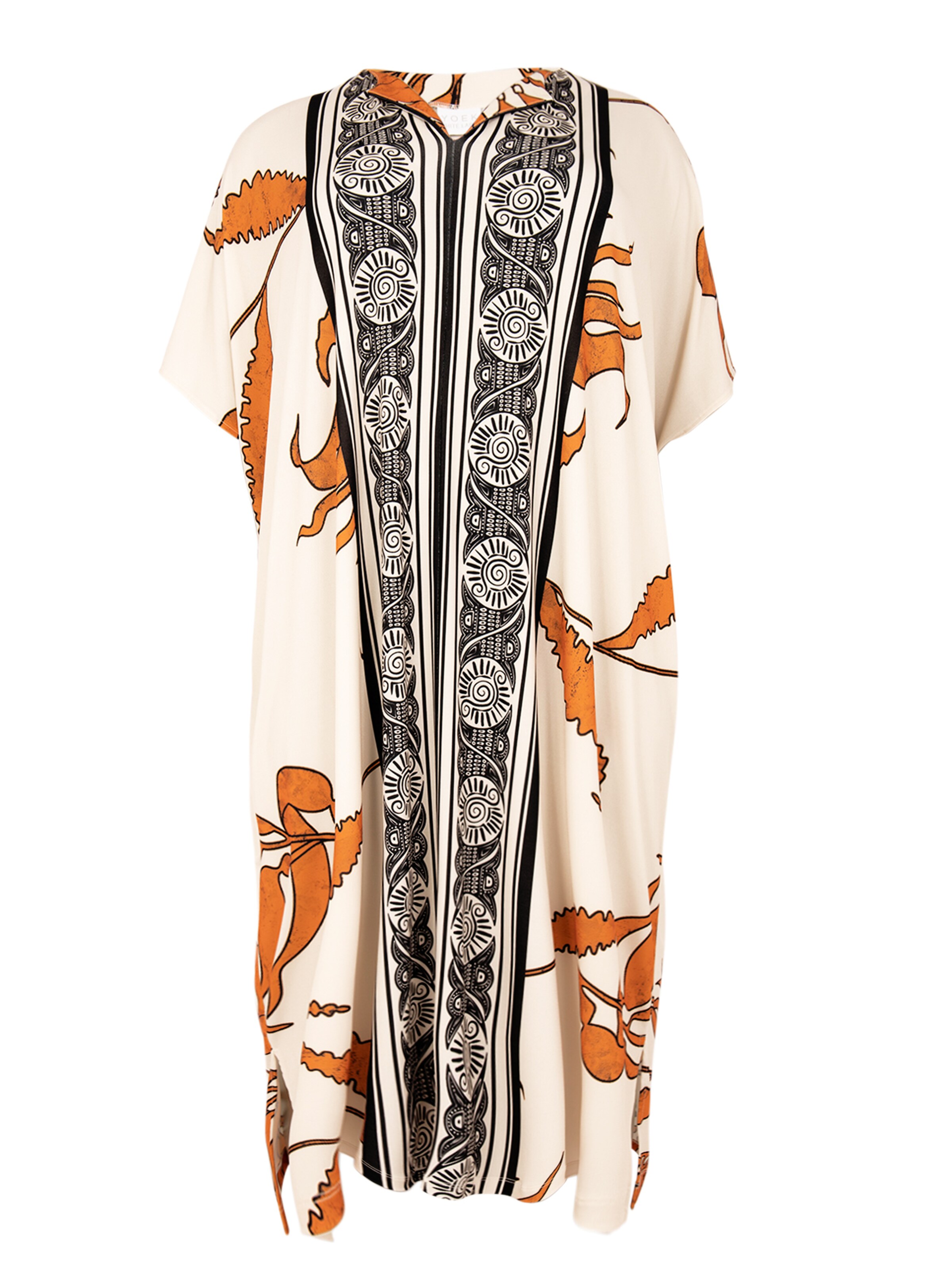 YOEK Dress in Beige: front