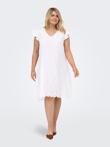 ONLY Carmakoma - Vestido de verano 'CARTulum' en blanco