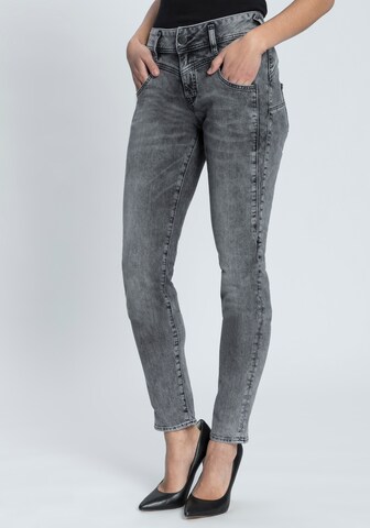 Herrlicher Slimfit Jeans in Grau: predná strana